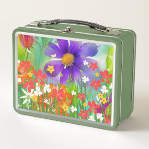 Glorious Spring Metal Lunch Box