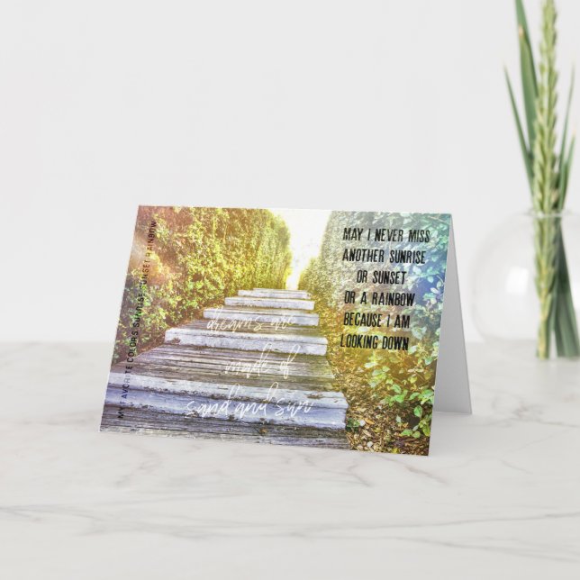 GLORIOUS SUNRISE Greeting Card (Front)