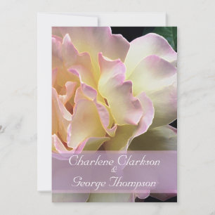 Glorious Yellow Rose Garden Wedding Invitation