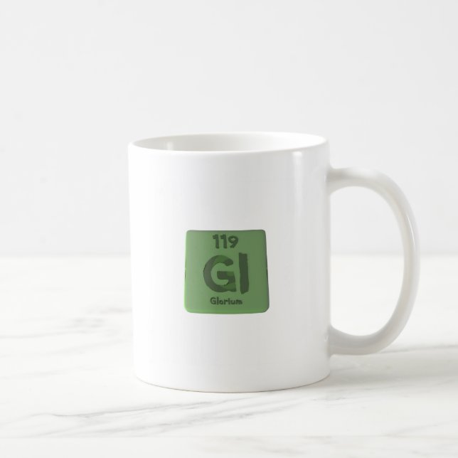 Glorium Gloria Chemical Element 119 Coffee Mug (Right)
