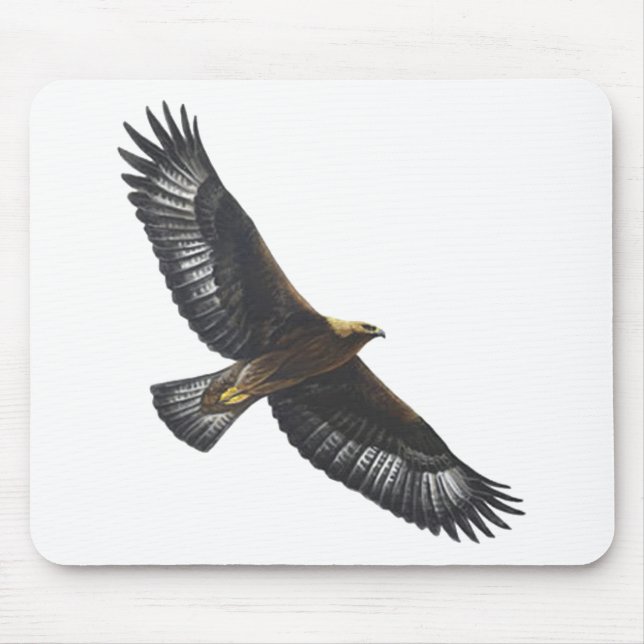 Glorius Golden Eagle Soaring Mouse Pad (Front)
