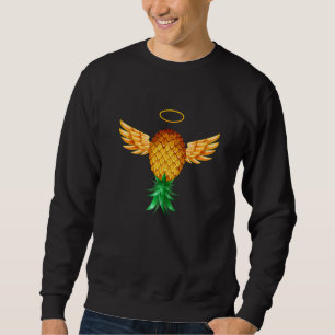 Glory Angel Wings Swinger Upside Down Pineapple Ha Sweatshirt