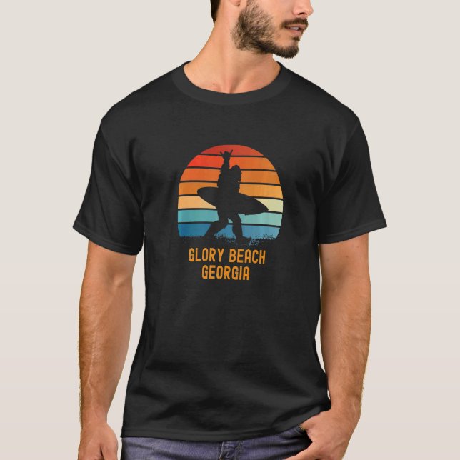 Glory Beach  Georgia Sasquatch Souvenir T-Shirt (Front)