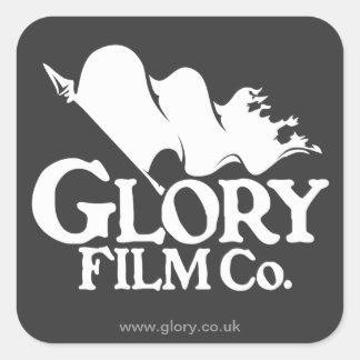 Glory Film Co. Logo Stickers. Square Sticker