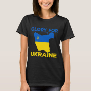 Glory For Ukraine Slava Ukraini Island Soldier T-Shirt
