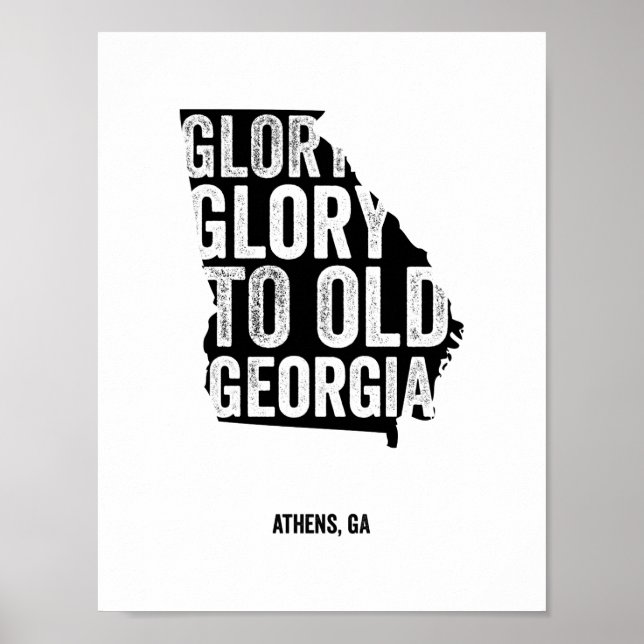 Glory Glory (black) Poster (Front)