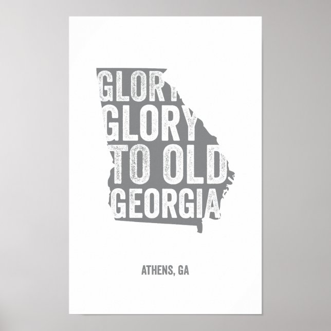 Glory Glory (Grey) Poster (Front)