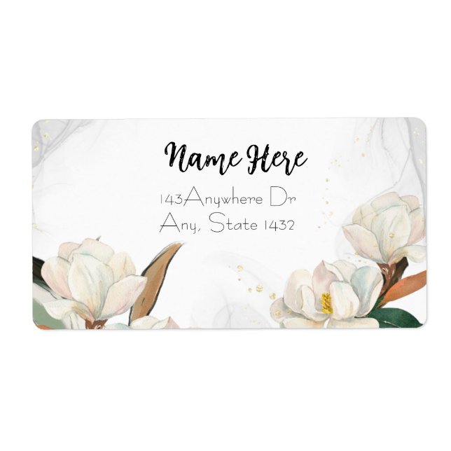 Glory Magnolia Return Address Label (Front)