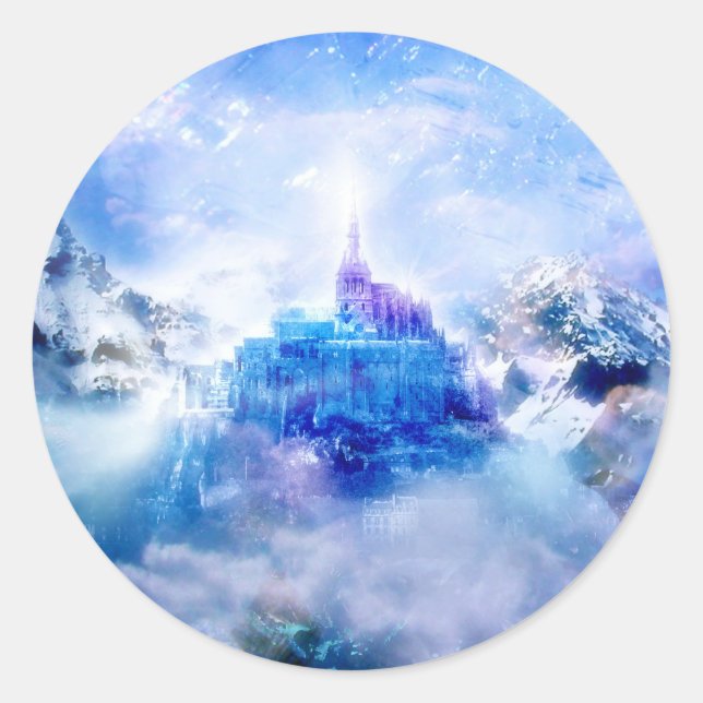 Glory of the New Jerusalem Classic Round Sticker (Front)