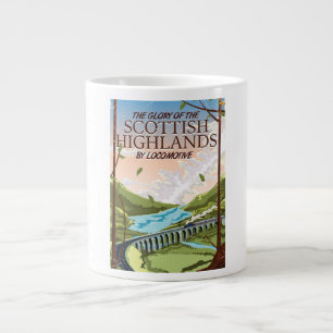 Glory of the Scottish Highlands Large Coffee Mug