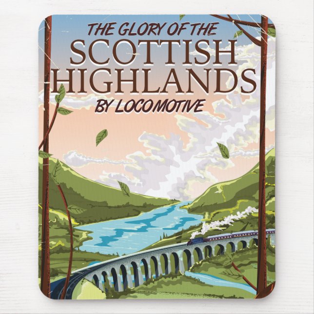 Glory of the Scottish Highlands Mouse Pad (Front)