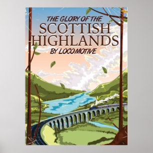 Glory of the Scottish Highlands Poster