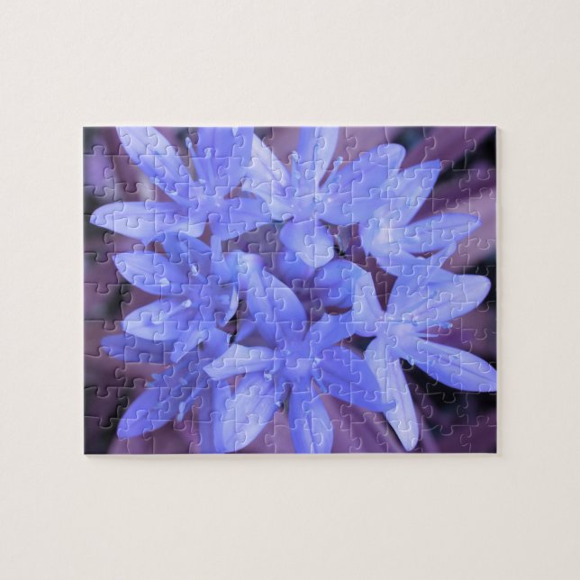 Glory of the Snow Blue Puzzle (Horizontal)