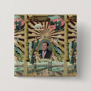 Glory & Prosperity 15 Cm Square Badge