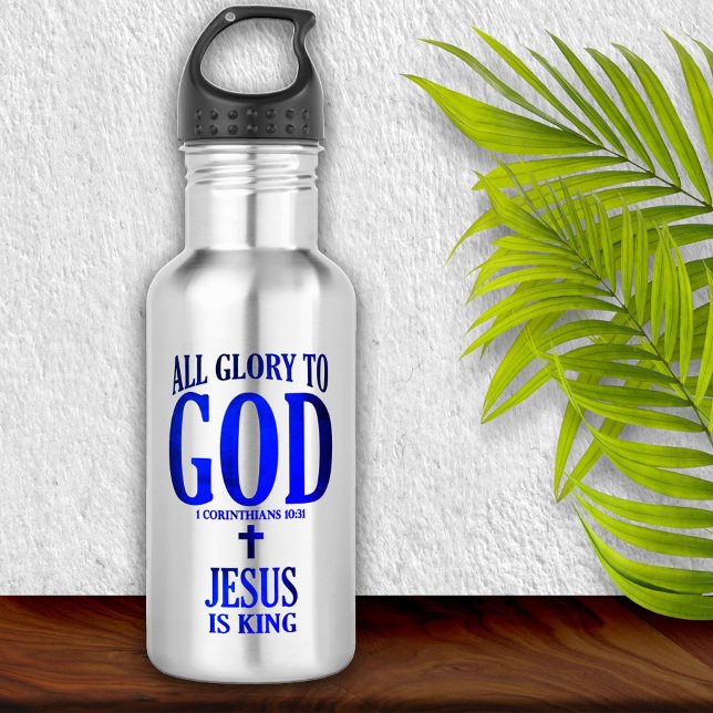 Glory to God Christian 532 Ml Water Bottle (Creator Uploaded)