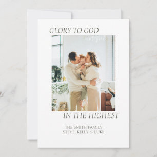 Glory to God Christmas Card
