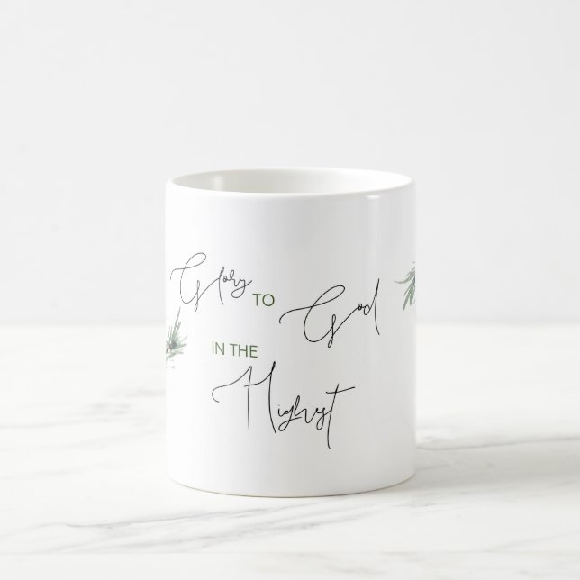 Glory to God in the Highest Foliage Coffee Mug (Center)