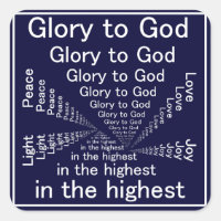 Glory to God in the highest