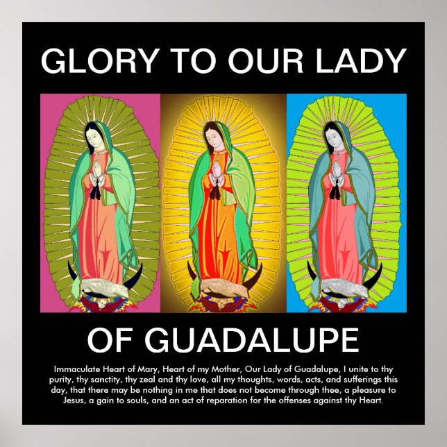 GLORY TO GUADALUPE POSTER (Front)