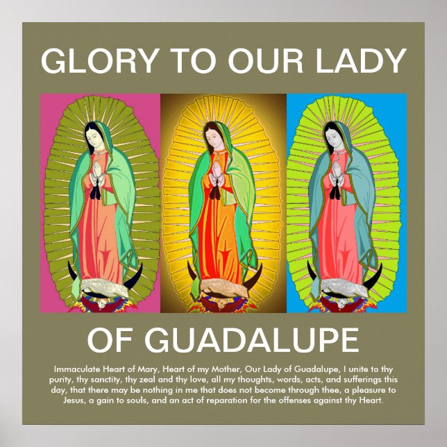 GLORY TO GUADALUPE POSTER (Front)