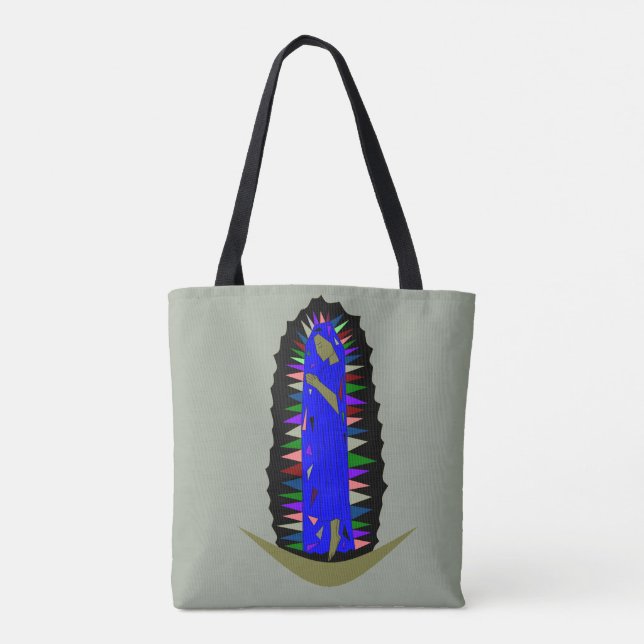 glory to guadalupe tote bag (Back)