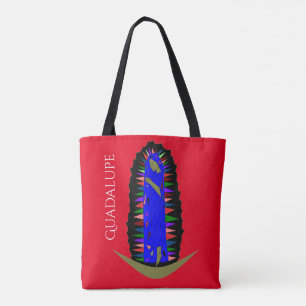 glory to guadalupe tote bag