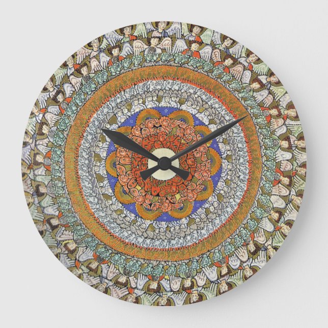 glory to hildegard of bingen large clock (Front)