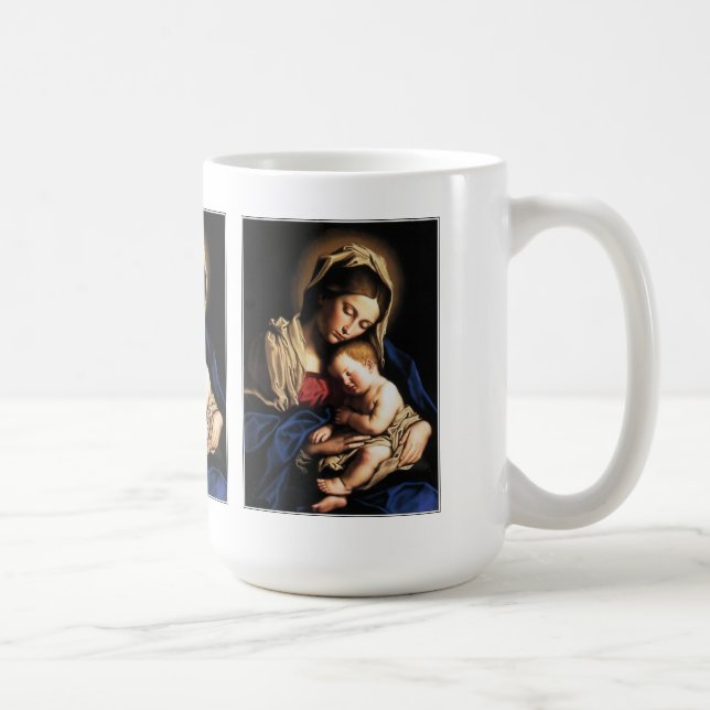 GLORY TO JESUS AND MARY COFFEE MUG (Right)