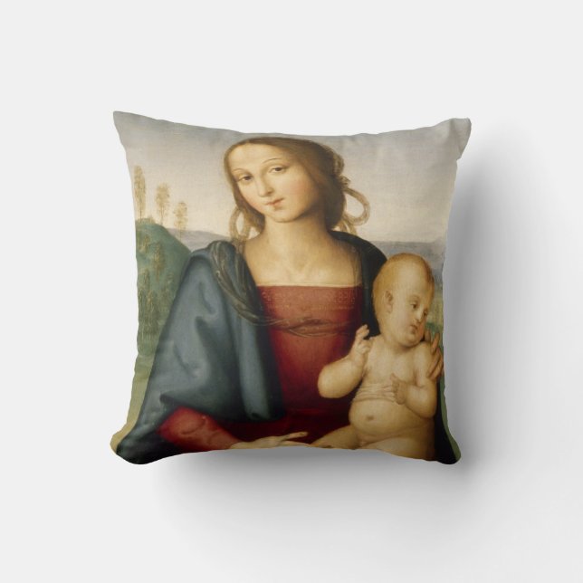 GLORY TO JESUS AND MARY CUSHION (Front)