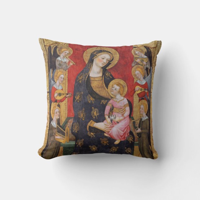 GLORY TO JESUS AND MARY CUSHION (Front)