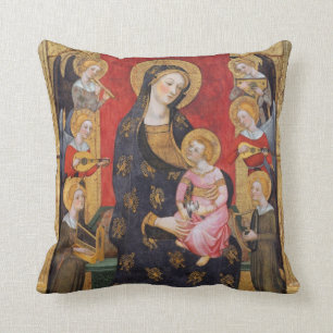 GLORY TO JESUS AND MARY CUSHION