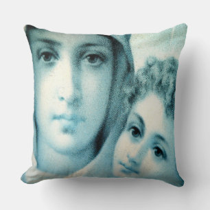 Glory To Jesus And Mary Cushion