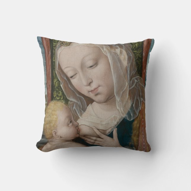 Glory to Jesus and Mary  Cushion (Front)