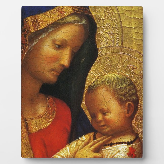 GLORY TO JESUS AND MARY PLAQUE (Front)