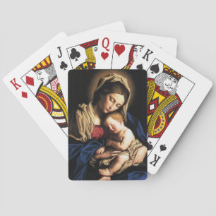 GLORY TO JESUS AND MARY PLAYING CARDS