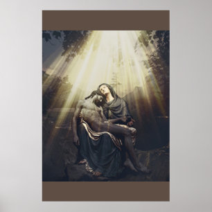 Glory To Jesus And Mary Poster