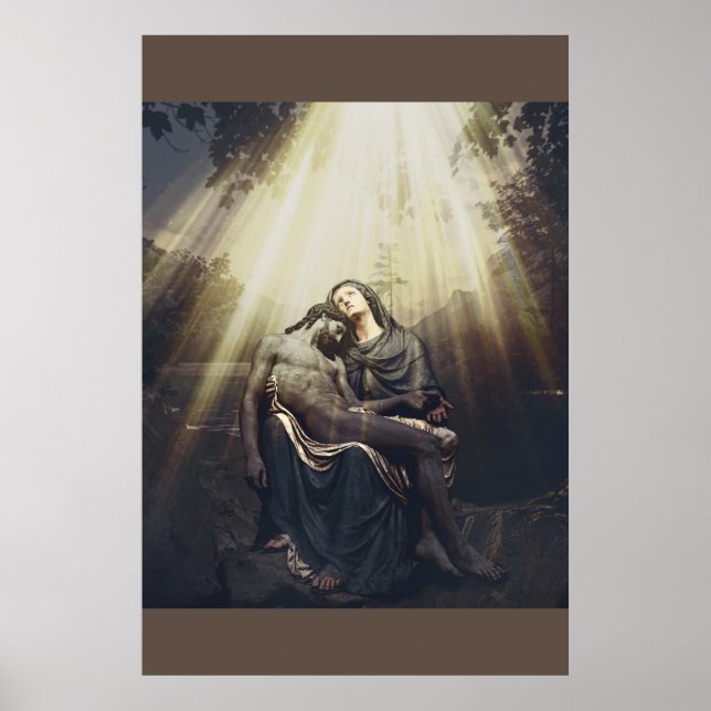 Glory To Jesus And Mary Poster (Front)