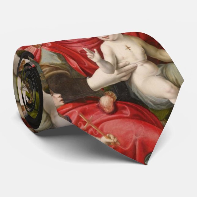 Glory To Jesus and Mary Tie (Rolled)