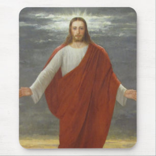 GLORY TO JESUS MOUSE PAD