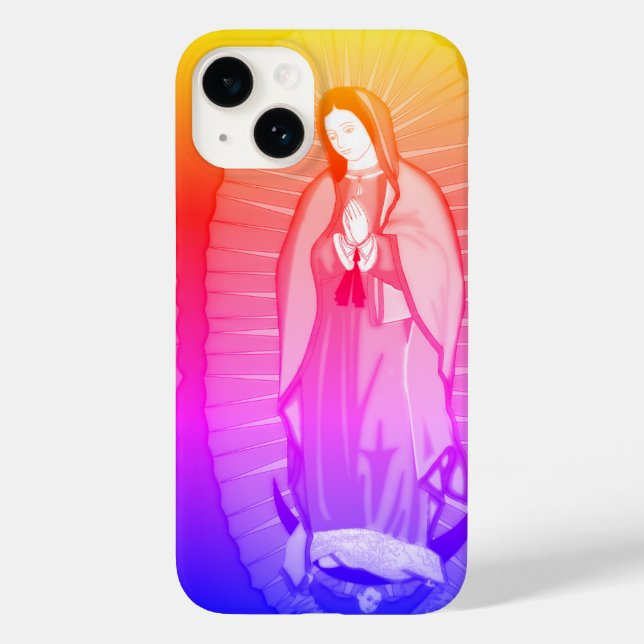 Glory To Our Lady Of Guadalupe   Case-Mate iPhone Case (Back)