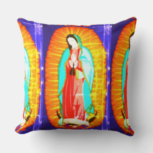 Glory To Our Lady Of Guadalupe Cushion
