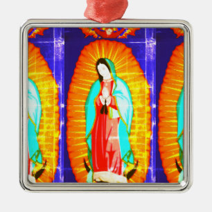 Glory To Our Lady Of Guadalupe Metal Ornament