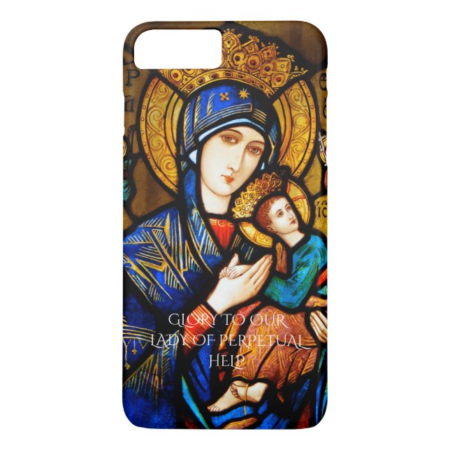 glory to our lady of perpetual help Case-Mate iPhone case (Back)