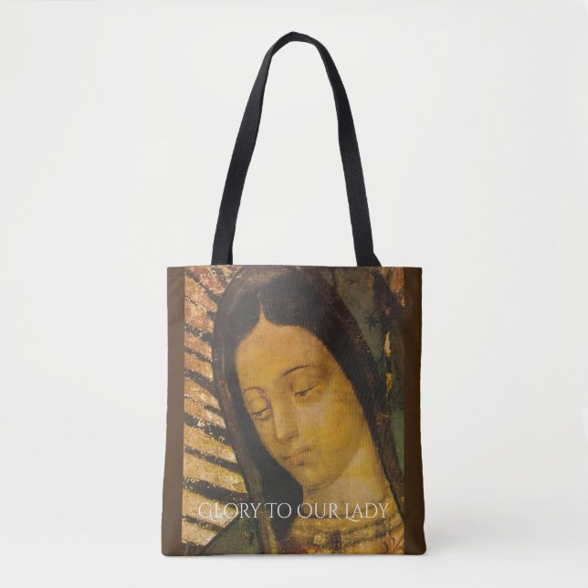 glory to our lady tote bag (Front)
