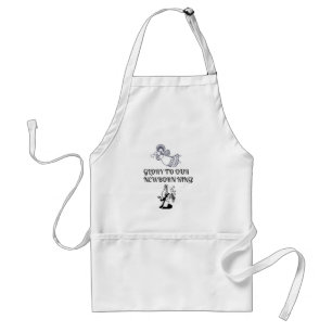Glory To Our Newborn King Angel Playing Horn Standard Apron