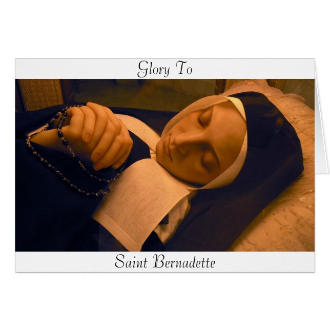 GLORY TO SAINT BERNADETTE (Front Horizontal)