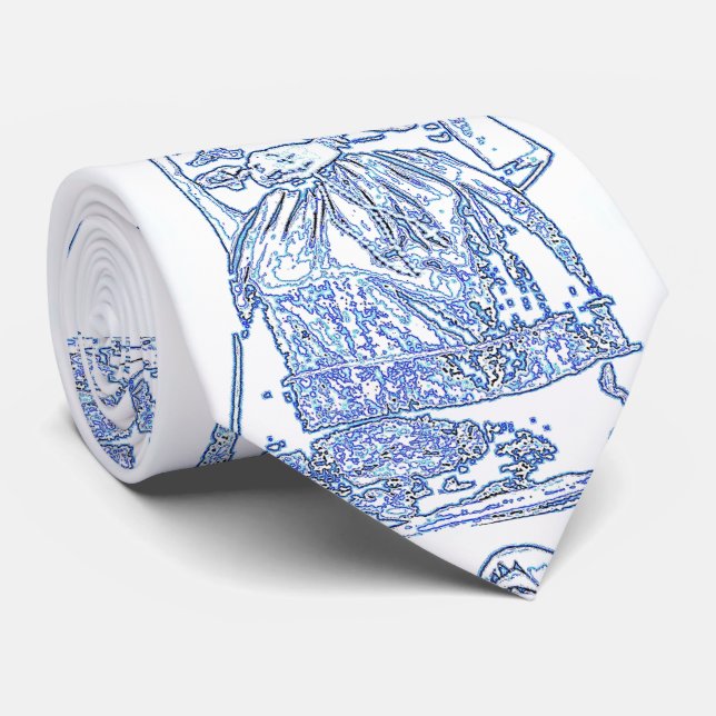 Glory to Saint Bernadette Tie (Rolled)