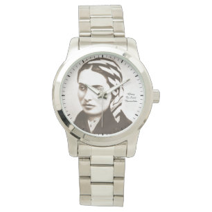 glory to saint bernadette wrist watch
