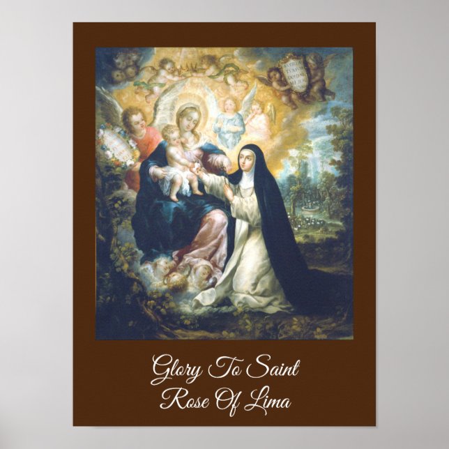Glory To Saint Rose of Lima Poster (Front)