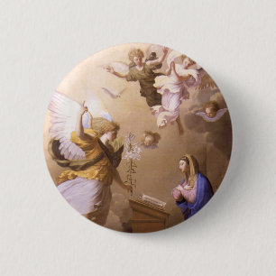 GLORY TO THE ANNUNCIATION 6 CM ROUND BADGE
